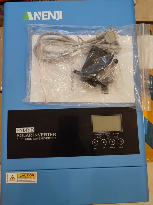 Гібридний інвертор Anenji, Powland, Easun 48в 6,2кВт, 24в 4кВт+ WiFi