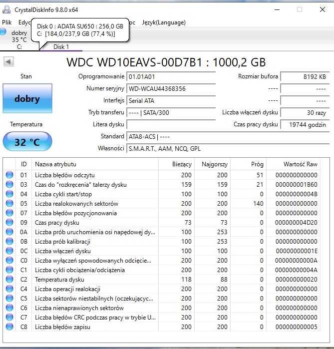 Komputer 8 GB ramu i dyski 256 ssd / 1 tb/ RX 470