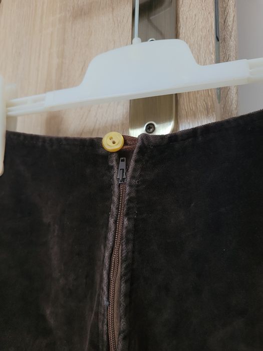 Zamszowa spódnica S