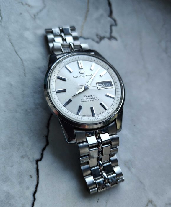 Seiko 5 SportsMatic Deluxe 7606--7992 65r zegarek vintage