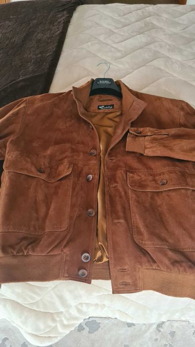 Casaco homem camurça