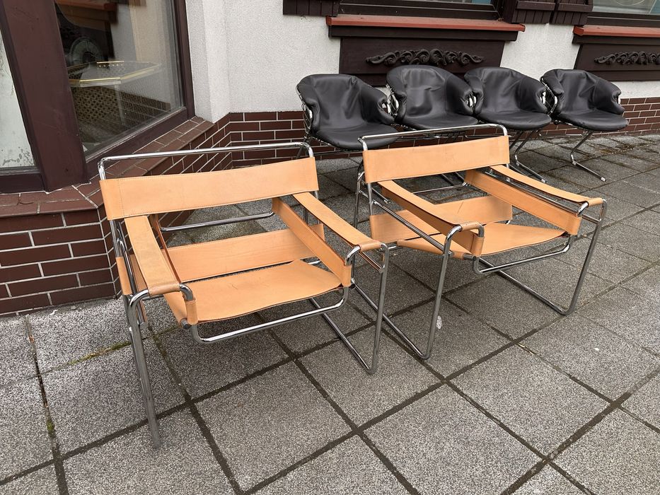 Wassily chair Marcel Breuer fotel Bauhuas lata 90-te