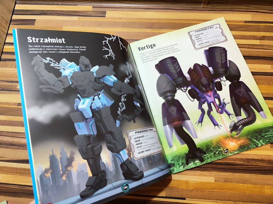 Usborne Zbuduj bojowe roboty. Książka z naklejkami