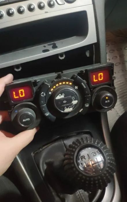 Display lcd tela informação do A/C para Peugeot 308 308cc 408