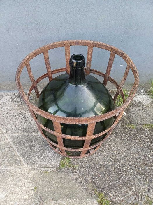 Grande garrafão em vidro