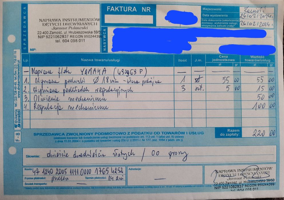 Yamaha YFL 371 flet poprzeczny stopka C