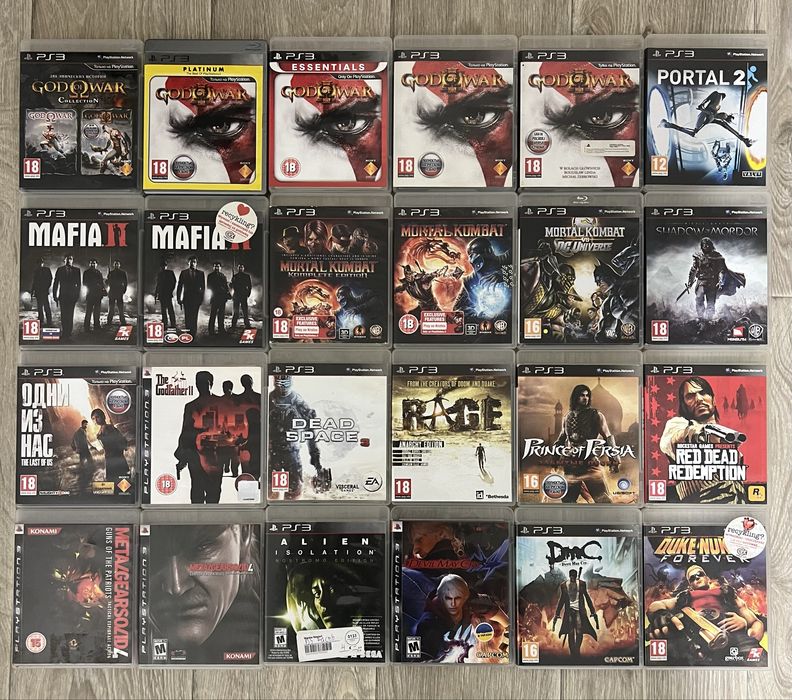 Диски Sony playstation 3 ps3 лицензия, игры.