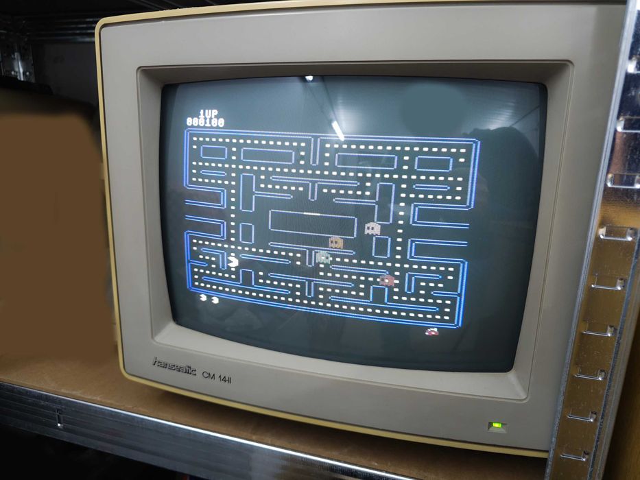 Gra kartridz Commodore c64 Pac Man sprawny Cartridge