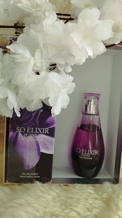 Yves Rocher perfumy So Elixir Purple z  50 ml. rarytas fioletowa starsza wersja