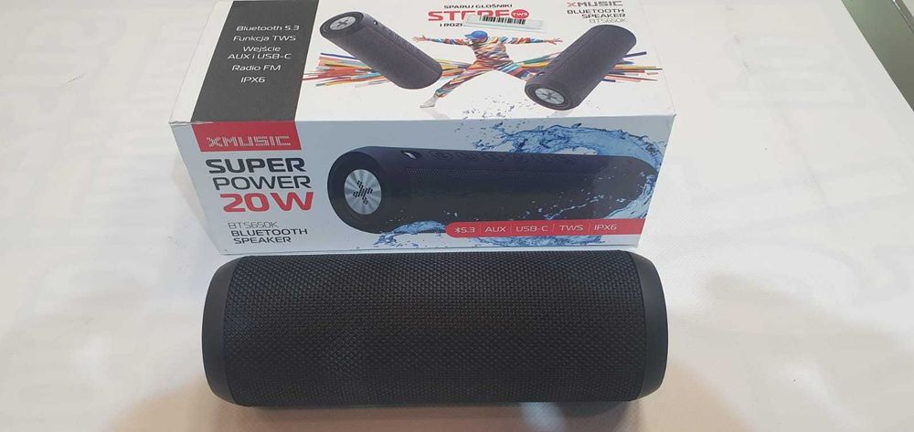 Głośnik BT X-Music Super Power 20W BTS650 K-Madej Gorlice Mickiewicza-
