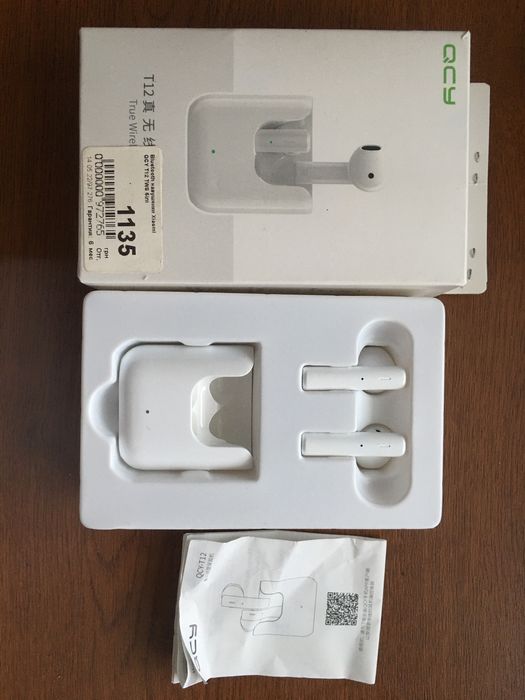 Беспроводные наушники Xiaomi QCY белые