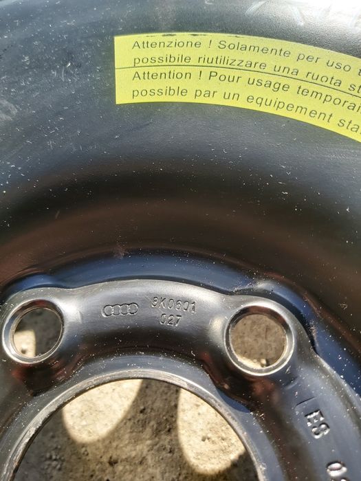 Koło dojazdowe a4 b8 5x112 19" ET 29