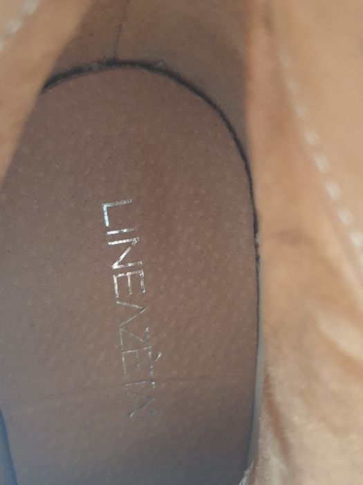 Efektowne skórzane botki damskie * Włoska marka LINEA ZETA Super Stan