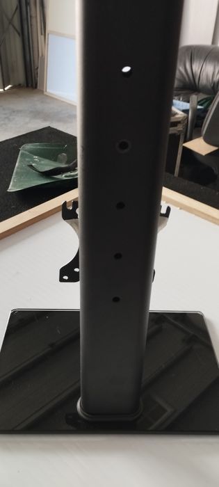 Suporte de mesa para monitor/ LCD /TV com base em vidro e suporte vesa