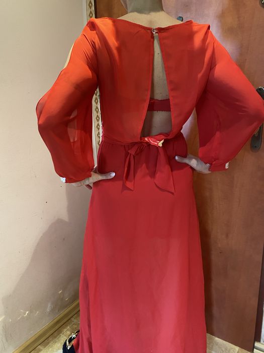 Sukienka maxi szyfonowa