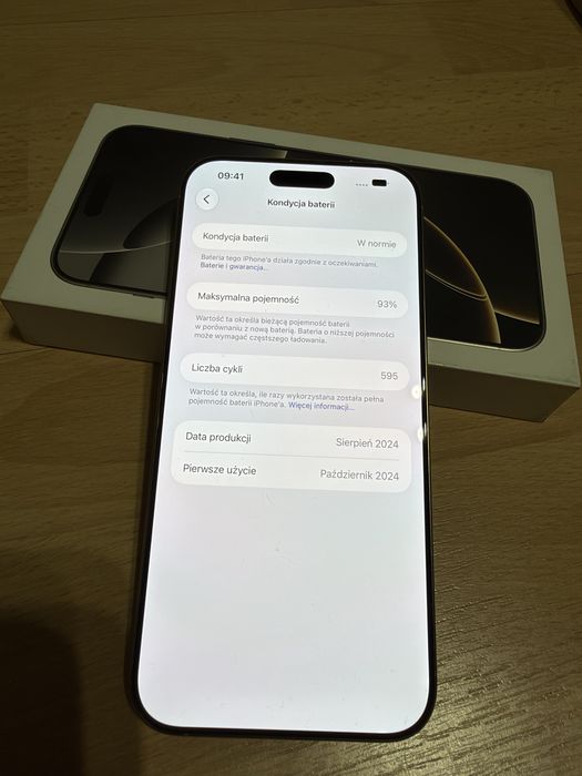 Iphone 16 pro max 1TB  z FV!