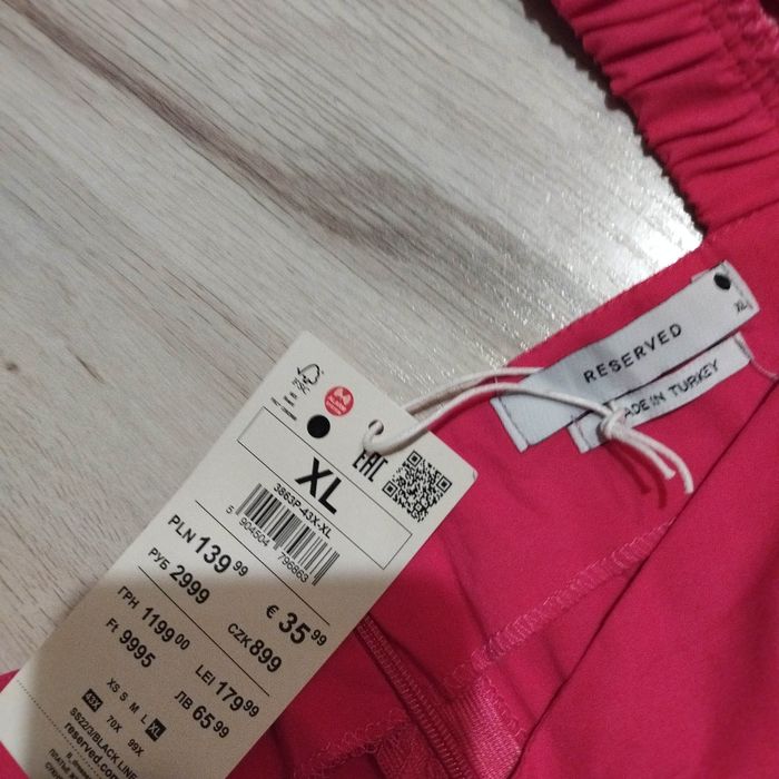 Sukienka Reserved ciemny róż pink  XL