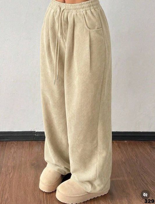 Штани жіночі теплі з мікровельвету на флісі