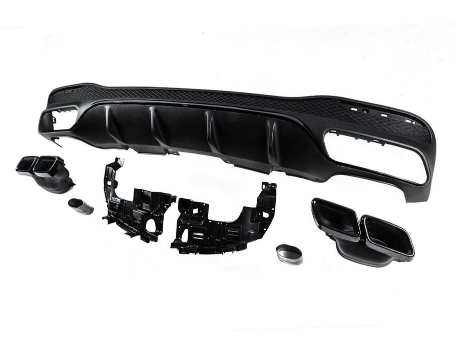 Mercedes GLE/ML сlass W166 Задній дифузор для GLE дизайн GLE63 Black