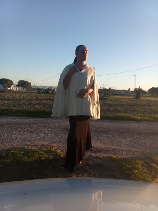 Poncho branco Marciano By Guess