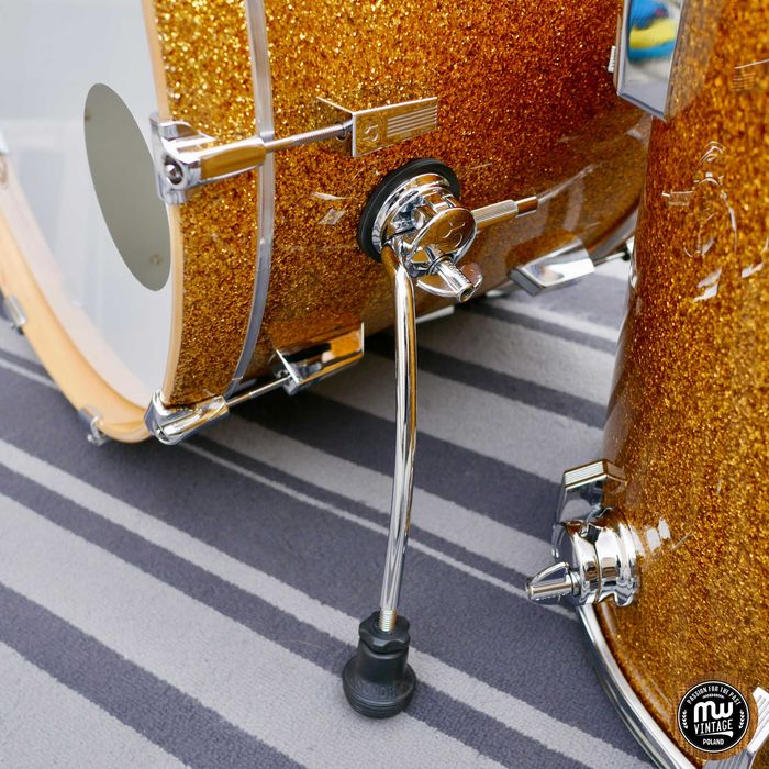 ‼️ Perkusja Sonor Phonic 22", 13", 16" Gold Sparkle Vintage ‼️