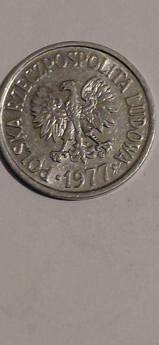 Sprzedam monetę 20gr z roku 1977.