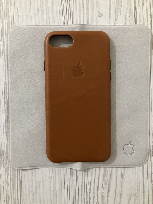 Чехол Leather Case Saddle Brown Iphone 7 8 Se 2020 2022