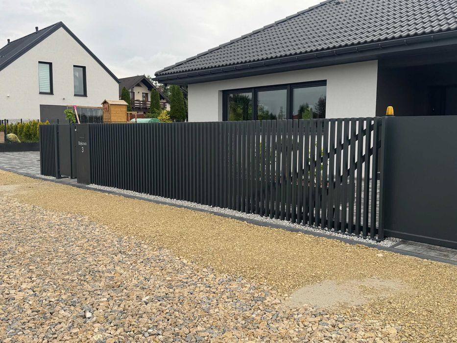 Nowoczesne ogrodzenie Andrychów