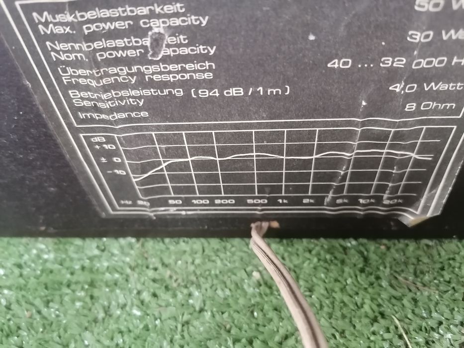 Kolumny saba gramofonowe vintage