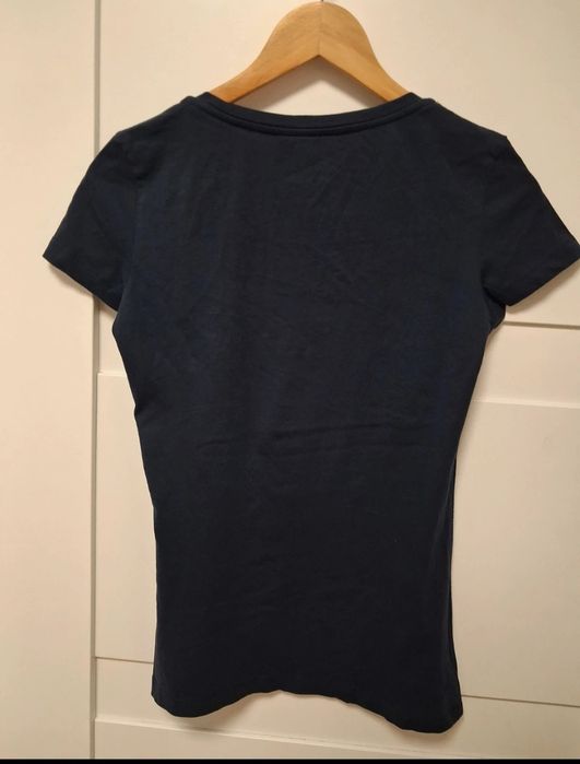Tommy Hilfiger granatowa koszulka damska M