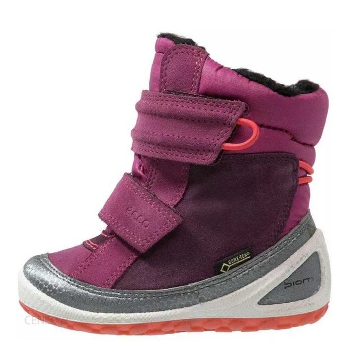 Śniegowce kozaki buty zimowe skórzane ecco biom lite rozmiar 22