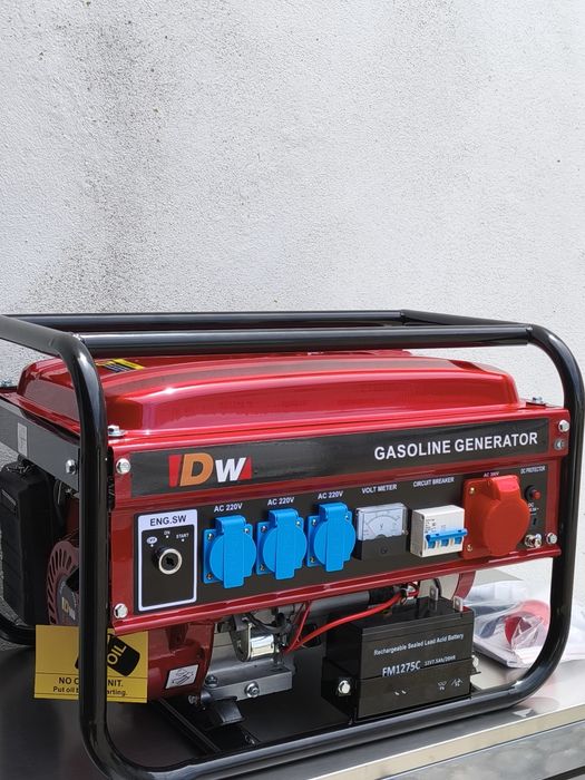 Gerador 8500w arranque eléctrico de chaves monofásico e trifásico