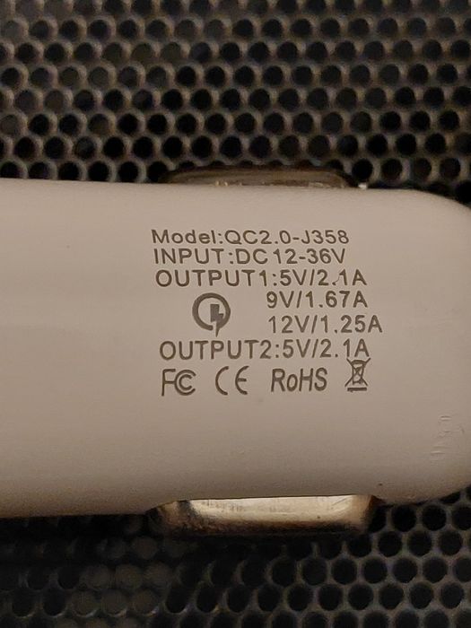 Carregadpr de isqueiro Samsung fast charge