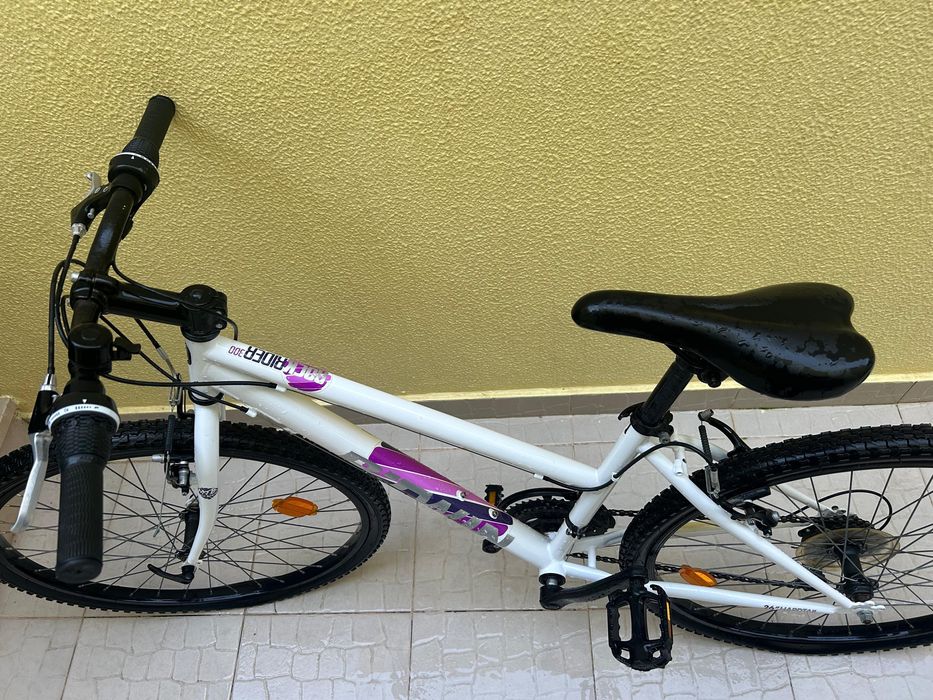 Bicicleta Bwin Branca e Rosa