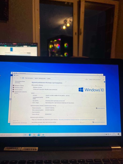 Laptop HP 3168NGW  Bateria uszkodzona