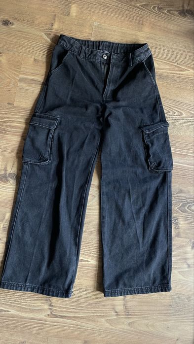 Чорні джинси -карго LC Waikiki Розмір 13–14Y (приблизно XS/S)