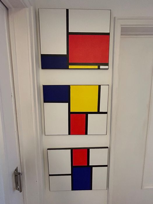 Quadros Tela Mondrian