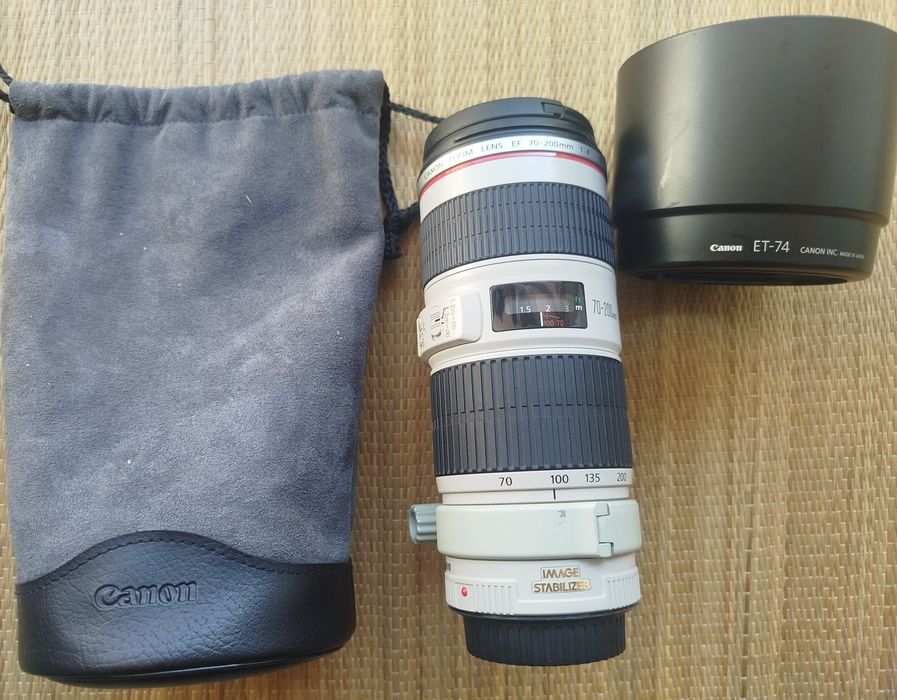 Canon EF 70-200mm f4 IS estabilizador