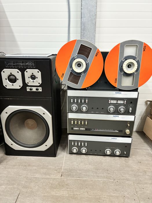 Zestaw Revox A76 A77 tuner plus kolumny