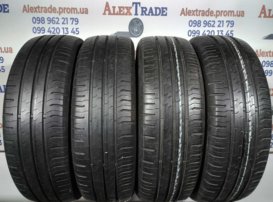 4 шт. 185/65 R15 Continental ContiEcoContact 5 літні шини  бу вживані