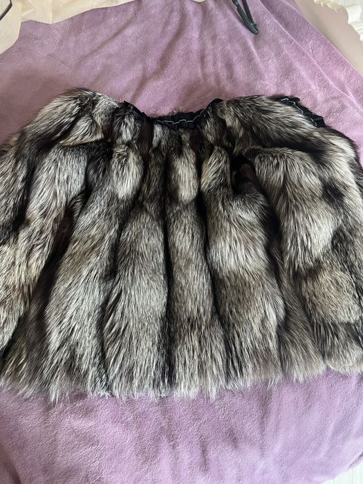 Полушубок из чернобурки