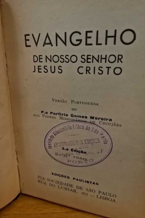 O Santo Evangelho de Nosso Senhor Jesus Cristo