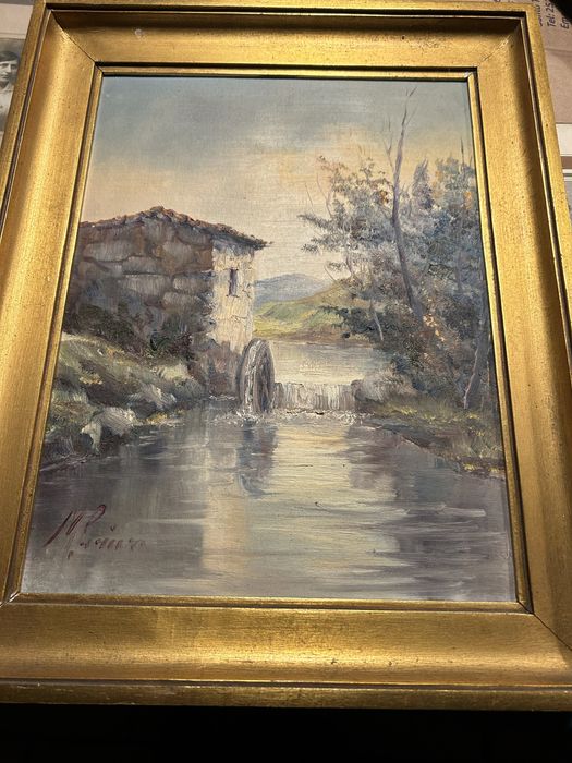 Duas pinturas assinadas M. Pereira Originais