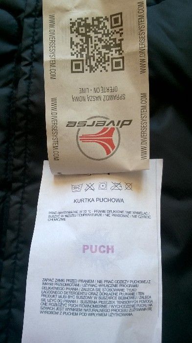 Jak Nowa Zimowa Kurtka Puchowa Diverse Vigur