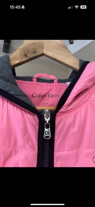 Różowa kamizelka bezrękawnik Calvin Klein