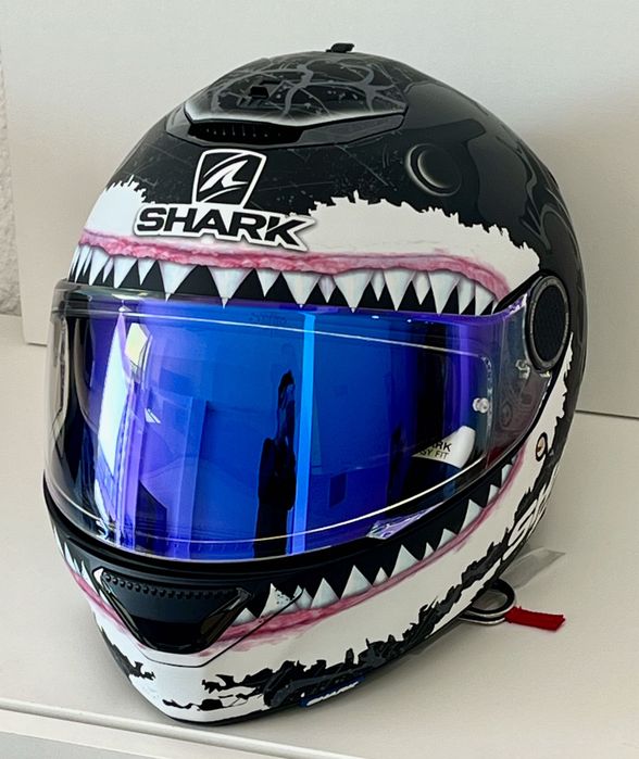 Capacete NOVO Shark Spartan WHT Matt (50% DESCONTO) Tamanho L
