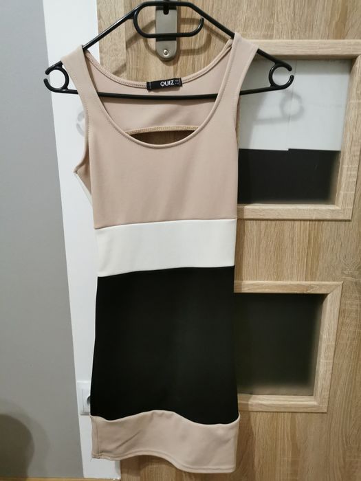 Krótka obcisła sukienka angielskiej marki QUIZ rozmiar XS, nowa