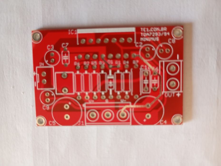 Placa para montar amplificador de 100Watts com TDA9273ou9274