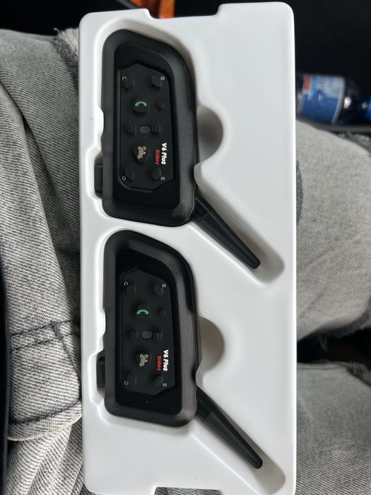 Інтерком, мото гарнітура V6 Plus 2шт