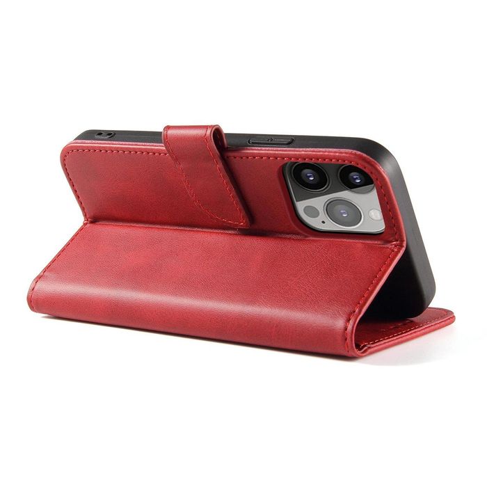 Magnet Case etui Samsung Galaxy S23 … portfel podstawka czerwone